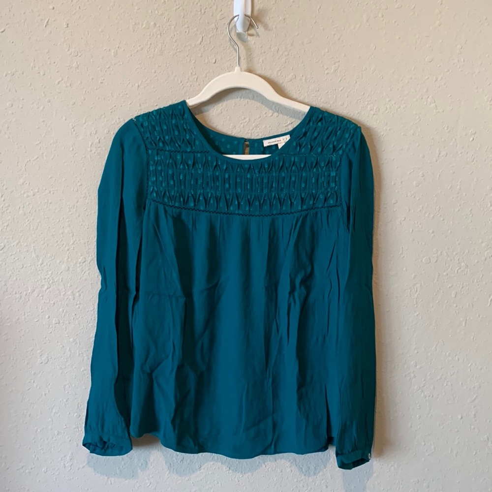 Teal Anthropologie Blouse Sz. Sm